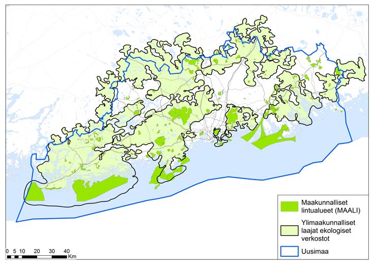 Yllä mainittu MetZo-suojelupriorisointi kattaa vain metsäalueet, joiden merkitys Suomen ekologisissa verkostoissa on toki kiistaton. Maakuntien rajaseudulla voi myös olla esim.