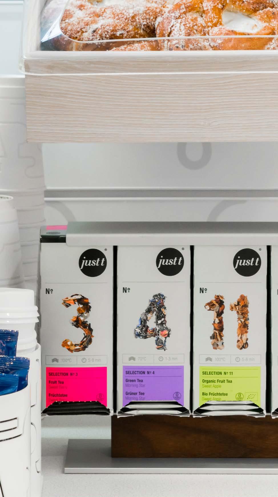Tazza-kaakaot ovat UTZsertifioituja. On the go -kuppien PEFC-sertifiointi osoittaa, että kartongin raakaaine tulee metsästä, jota hoidetaan kestävän kehityksen periaatteiden mukaisesti.