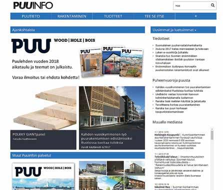 palveluistamme puun käytön edistämiseksi.