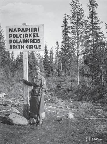Napapiirin Alue II / Pajakylän alue Napapiirin pajakylän alueella on runsaasti saksalaisten tieverkoston jäänteitä, joista osa on vieläkin käytössä mm. kuntoilureitteinä.