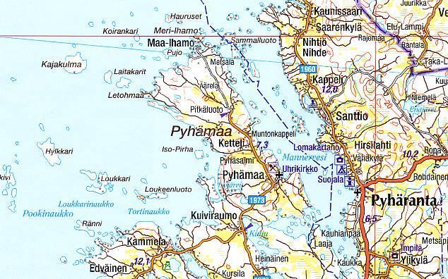 1. Suunnittelualue Kaavoitettavaan alueeseen kuuluvat Pyhämaassa Kettelin kylän länsiosassa sijaitsevasta Eerola-nimisestä tilasta RN:o 5:0 viisi palstaa: Pirhanperä, Pamprinniemi, Isonmaanniemi, Iso