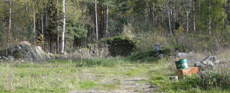 53 Maanottopaikka Näsin kuntoradan lähtöpisteen välittömässä läheisyydessä sijaitsee maanottopaikka, joka erottuu selkeästi muusta ympäristöstä. Maanottopaikka. Lautakatokset Kolin saunan läheisyydessä, Seppäinmäen itäpuolella sijaitsee kaksi lautakatosta.