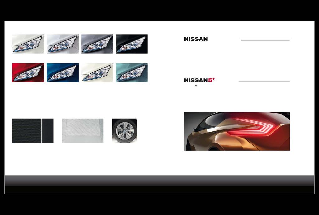 VÄRIT WHITE (S) - QM1 SILVER (M) - KLO GREY (M) - K51 BLACK (M) - GN0 HUOLTOSOPIMUS Nissan Huoltosopimus on paras tapa tarjota uudelle Nissan e-nv200:lle sen arvoista huoltoa!