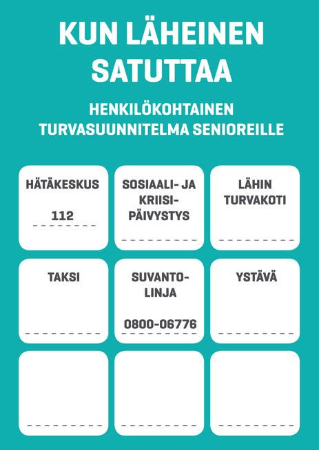 Liite 3: Suvannon henkilökohtainen