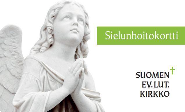 Sielunhoitokortti ja sen sisältämä teksti. Toivon, että luokseni kutsutaan pappi tai seurakunnan työntekijä, jos olen sairauden tai onnettomuuden seurauksena kyvytön itse sitä tekemään.