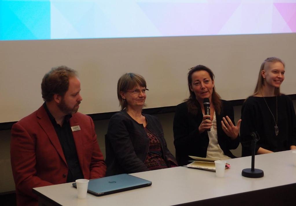 sivu 9 / 37 Funka, Arcada, Evantia ja Kulttuuria kaikille -palvelu järjestivät 12.11. seminaarin Conference on Culture and Accessibility Ammattikorkeakoulu Arcadassa Helsingissä.