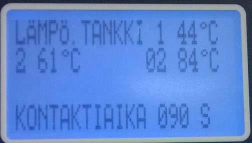 Kontaktiajat kapasiteetti 210 koria/h, kun pesun kontaktiaika on 60s (sopiva esim. tarjottimille) kapasiteetti 132 koria/h, kun pesun kontaktiaika on 100s (sopiva esim.