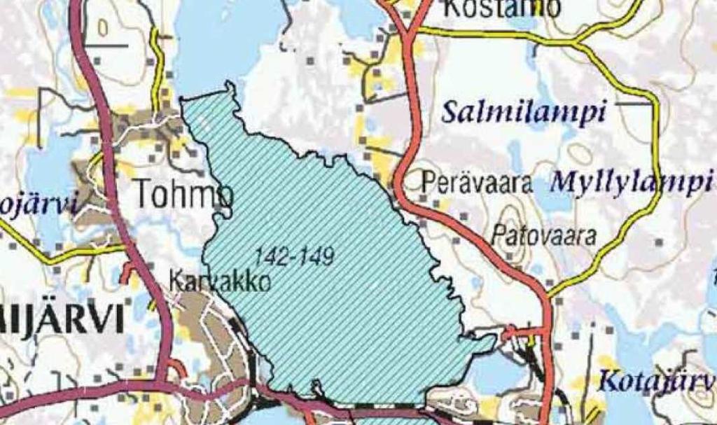 FCG SUUNNITTELU JA TEKNIIKKA OY Kaavaselostus, 28 (76) Entisen sellutehtaan jätevesiallas on maakunnallisesti arvokas lintualue (MAALI).