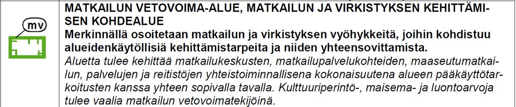 FCG SUUNNITTELU JA TEKNIIKKA OY Kaavaselostus, 55 (76) Yleiskaava jäsentää vyöhykemerkinnän tavoitetta maakuntakaavan ohjausvaikutuksen mukaisesti Kemijärven kaupungin ja kyseisen alueen osalta.