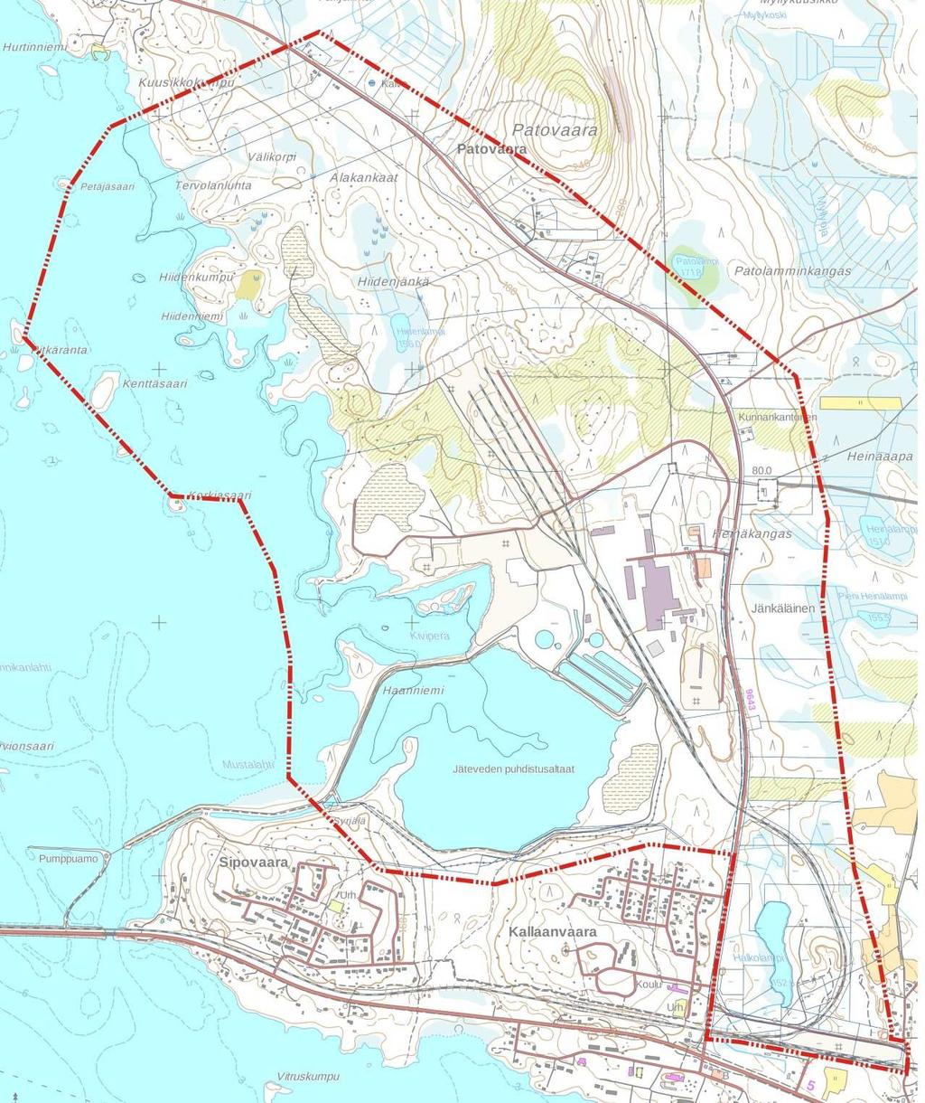 FCG SUUNNITTELU JA TEKNIIKKA OY Kaavaselostus, 6 (76) 2 Kaava-alueen nykytila