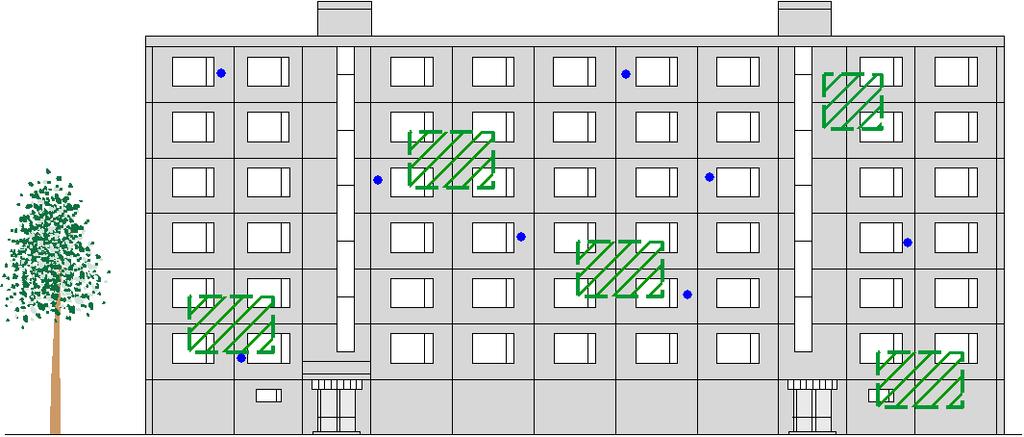 Karbonatisoitumissyvyys- ja peitepaksuusotanta Peitepaksuusmittaus, kaikki