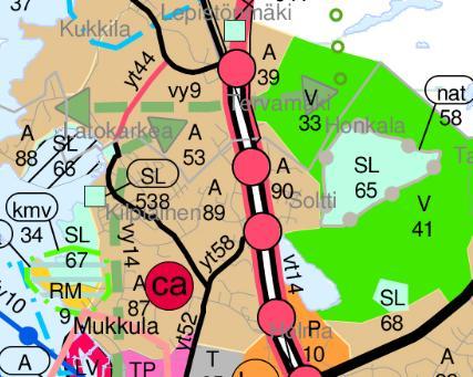 Selostus A-2654 7 (12) 3.2 Suunnittelutilanne 3.2.1 Kaava-aluetta koskevat suunnitelmat, päätökset ja selvitykset Maakuntakaava Päijät-Hämeen maakuntakaava 2014 on tullut voimaan MRA 93 mukaisten kuulutusten myötä.