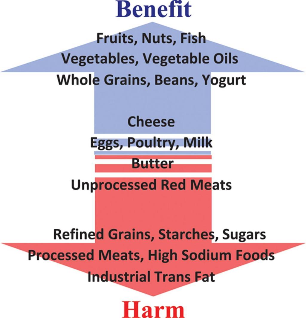 Evidence-based dietary priorities for cardiometabolic health.