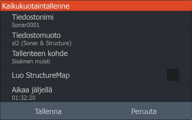 Mies yli laidan (MOB) -reittipisteen tallentaminen Ota MOB-reittipiste