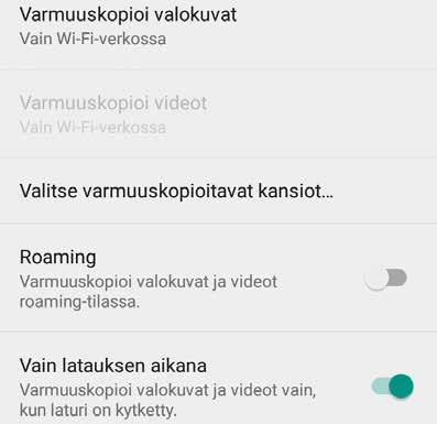 Napauta vasemman yläkulman valikkokuvaketta.