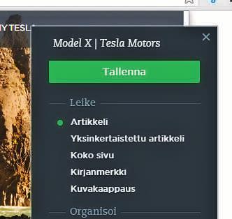 Se on kätevää, sillä silloin kotisivua voi tutkia myöhemmin ilman verkkoyhteyttäkin.