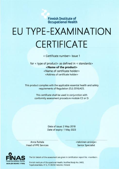 Moduuli B EU tyyppitarkastus Vastaava kuin Direktiivin mukainen EY-tyyppitarkastus Eroavaisuudet Riskinarvio-dokumentti Muutokset merkinnöissä ja käyttöohjeissa Uusi hakemuslomake!