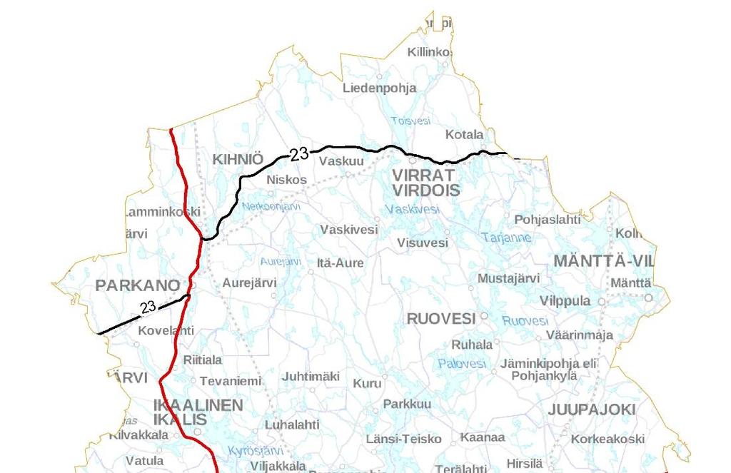 1 Suunnittelun lähtökohdat 1.1 Suunnittelualue Suunnittelualueeseen kuuluvat Pirkanmaan ELY-keskuksen alueelta valtatiet 3, 9, 11 ja 12.
