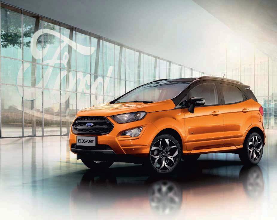 ..................... 16 Bi-xenon-ajovalot dynaamisella kaarrevalolla.... 18 Korkea ajoasento.............................. 20 EcoSport ST-Line.............................. 22 Ford EcoBoost.