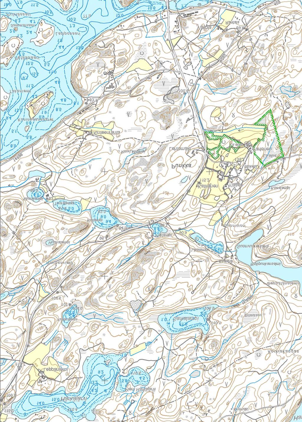 en Suenne n e Väkkärän kasu - altaten lnjausta, tasausta parannetaan - ykstystejärjestelyjä e S= S= S= Vt uus tasaus S= S= Aluearauksen ukanen Vt tasaus S=