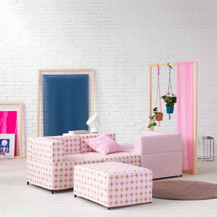 IKEA PRESS KIT / FEBRUARY 2018 / 10 PH148174 KUNGSHAMN-MODUULISOHVA Monissa kodeissa sohva on keskeisin ja rakastetuin huonekalu ja toisaalta myös yksi kodin suurimmista sijoituksista sekä koon että