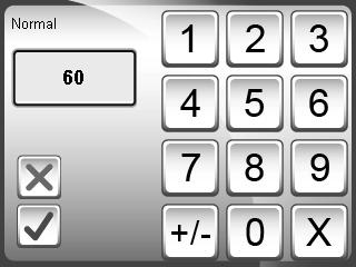 Vaihtoehto 2 Käytä numeronäppäimistöä, vahvista painamalla.