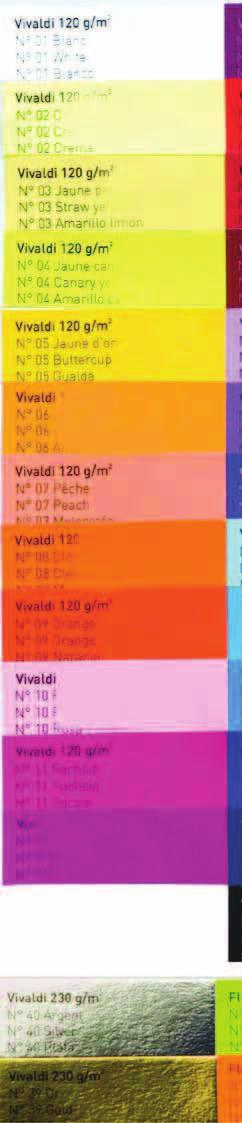 Iris Vivaldi väripaperi 120g/m2 ja Iris