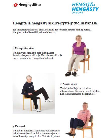 Tukena työssä Hengityssairaan liikunnan ja liikuntaneuvonnan materiaalipankki (www.hengitysliitto.fi/liikunta) Kuinka liikkua, jos minulla on keuhkoahtaumatauti?