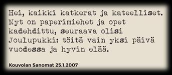 EI TOIMITUSTA Ilman toimitusta voidaan ratkaista YksTL 52 :n 1 mom 12-kohdan mukaiset muut asiat ja eräät valmisteluasiat: o oikeutus kutsua tiekunnan kokous koolle, YksTL 65 3 mom o uskotun miehen