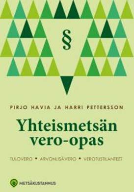 Yhteismetsän verotus Verotetaan yhteisetuutena Yhteismetsä on erillinen verovelvollinen eli ylijäämän jako-osuudet ovat osakkaille verotonta tuloa Normaali pääomatuloverotus 26,5 %:n verokannalla