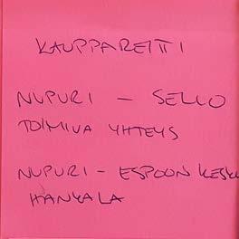 kehitysehdotukset) osalta vastaajien vastauksia on käytetty sellaisenaan. Vastaajat ovat merkinneet reittejä eri tarkkuudella.