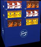 Fazer Pikkupatukat 4 21 g, 10 ltk sekadisplay 401776 Fazer Pikkupatukat 14 21 g, 26 ltk sekap *6416453417700* *6416453417762* 403537 Fazer Bites 130 140 g, 12 ltk sekap 403821 Kismet Pallot Marianne