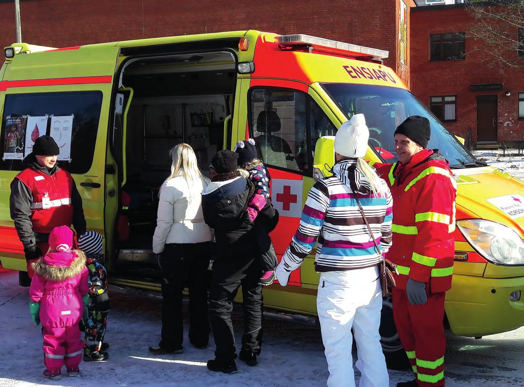 PUNAISEN RISTIN KORSON OSASTO TURVANA TALVI- MYRÄKÄSSÄ 2018 Suomen Punaisen Ristin Korson osasto on paikalla Talvimyräkässä turvaamassa yleisöä talvisten tapaturmien varalta.