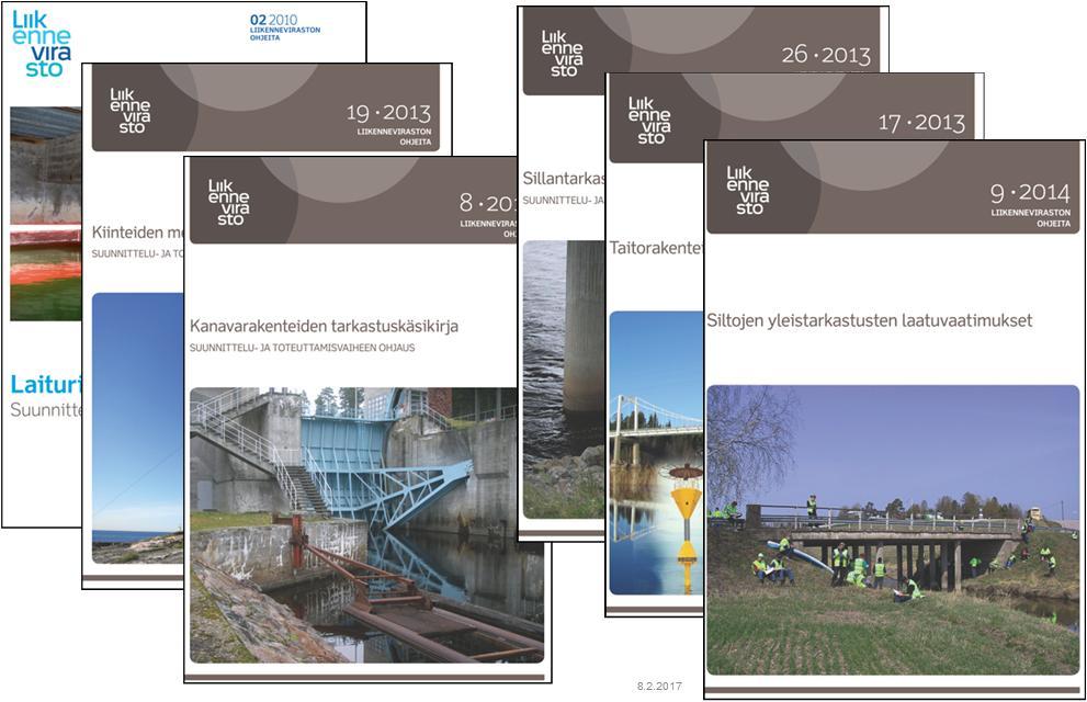 Tarkastajan pätevöitymisvaatimukset Tarkastajatutkinto Taitorakenteiden tarkastajakurssin hyväksytty suorittaminen Sillantarkastaja Merirakenteiden tarkastaja Tunnelitarkastaja Taitorakennerekisterin