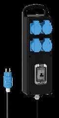 530179 1 Domest soket 16A, 230V ~ 1 CEE soket 16A, 400V, 5p 1 CEE soket 32A, 400V, 5p