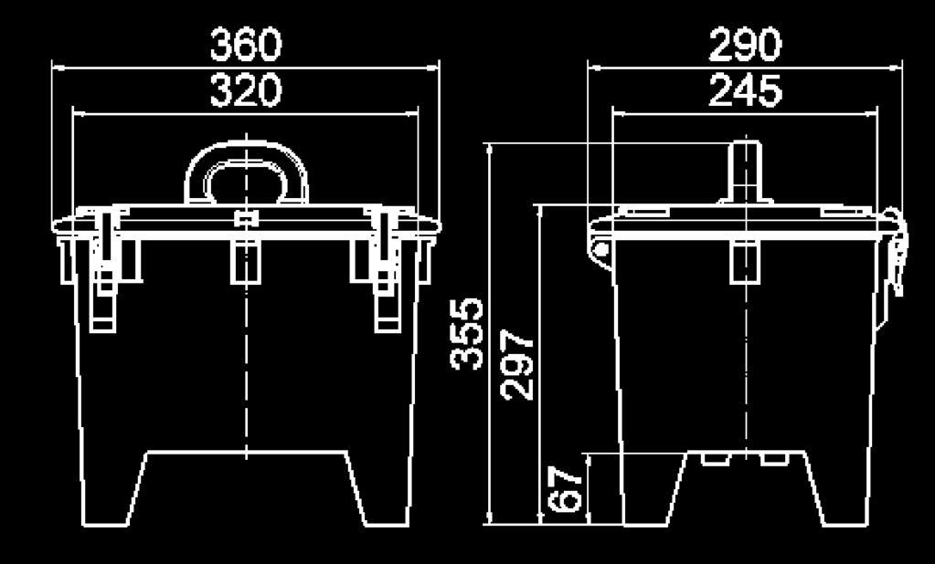 FREE-STANDING DISTRIBUTORS Sol-Ruer Enlosures, Portle < Rey wre or nstllton < < All strutors on ths pge wth omest sokets, Germn erthng Dmenson o enlosure: 320 x 245 mm Enlosure me o