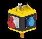 57078 2 Domest sokets 16A, 230V ~ 2 CEE sokets 16A, 400V, 5p Cle entry: 1x M25 or 1 le up to 5 x 10 mm 2 Orer no.