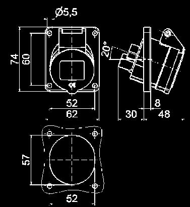 : Type 12144 4 MB 73 Plug TE-Plus wth Mult-Grp Srewless