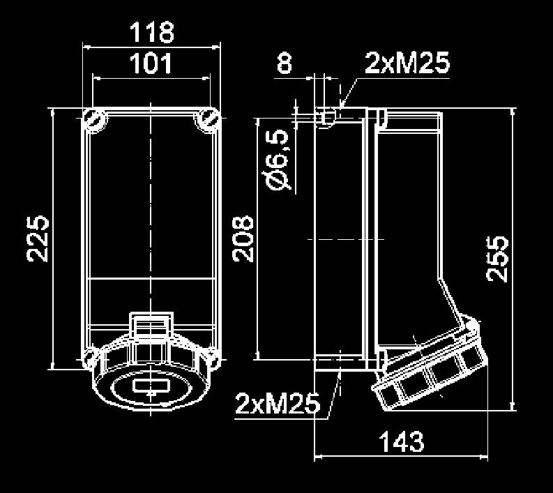 REEFER CONTAINER PLUGS AND SOCKETS Sure Mountng Soket Outlet Quk-Connet TE Srewless