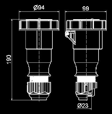 : Type 310426 3 MB 72 Connetor wth Mult-Grp Srew termnls One-pee enlosure Spel gln,