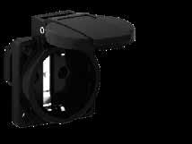 : Type 714 18 MB 1 Domest Pnel Mountng Soket Outlet 16A 250V ~ Srewless termnls Wth moule lnge sel Flnge 50 x 50 mm Mountng menson 38 x 38 mm Conneton