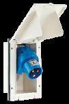 termnls Kontex ontt 16A 230V 3p 20 ngle Flnge 74 x 62 mm Drll