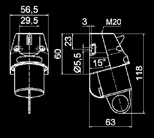 : Type 242 5 MB 161 7 Sure Mountng Applne Inlet Srew termnls 16A
