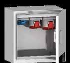 03A, 4p Cle entry t ottom: 1x M25, 1x M32, 1x M40 or 2 les up to 5 x 25 mm 2 2 Domest sokets 16A, 230V ~ 2 CEE sokets 16A, 400V, 5p
