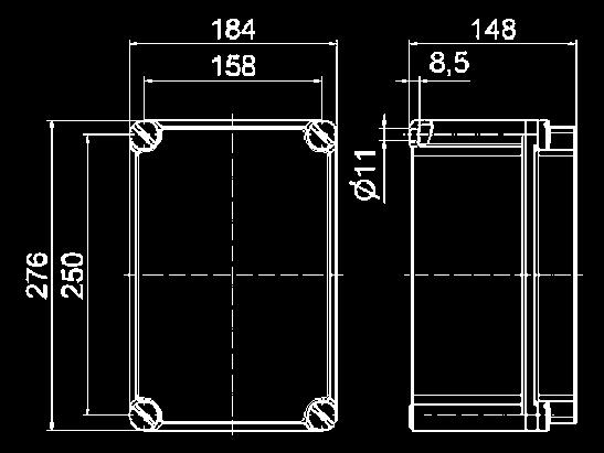 moules Cover srews me o plst DIN rl Orer numer 61402 Metr le : Type 61402