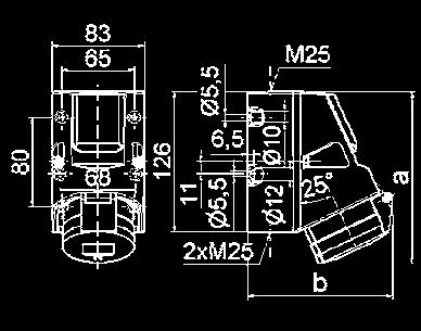 TK-COMBI SOCKETS IEC 60309, EN 60309, VDE 0623 TK-Com Soket Quk-Connet Srewless termnls Wth termnls, wth wrng (rey wre or nstllton) 109-QC wth use se 5 x 20 mm Wth ntegrte omest soket