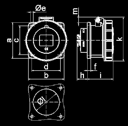 5 1.5 4 4 4 Pnel Mountng Soket Outlet Quk-Connet Srewless termnls Kontex ontt Flnge 75 x 75 mm Proteton egree IP67 16 3 13733 13734 13735 13736 10 130 16 4 13737 13738 13739 13740 13741 13742 10 145