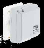 PANEL MOUNTING SOCKET OUTLETS WITH PSC-LOCKING/ DOMESTIC TYPE IEC 60309, EN 60309, VDE 0623 Pnel Mountng Soket Outlet 15 ngle Flnge 114