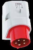 SURFACE MOUNTING APPLIANCE INLETS IEC 60309-1/2, EN 60309, VDE 0623 Sure Mountng Applne Inlet Quk-Connet TE Srewless termnls Hgh-temperture-resstnt ontt rrer