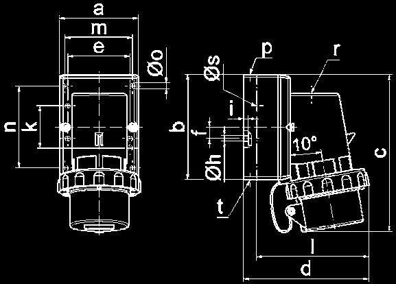 0 29.0 or M20 or M20 - - - - Sure Mountng Applne Inlet Quk-Connet TE Srewless termnl Termnl or 1 mm 2 to 2.